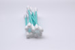 Blue cotton swab