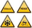 panneaux attention