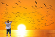Beautiful sunrise