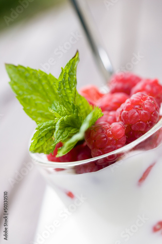 Photo: Raspberry yogurt Raspberry yogurt