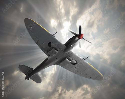 Photo: The Fighter. Retro technology theme. The Fighter. Retro technology theme.