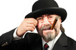 Closeup portrait of billionaire
