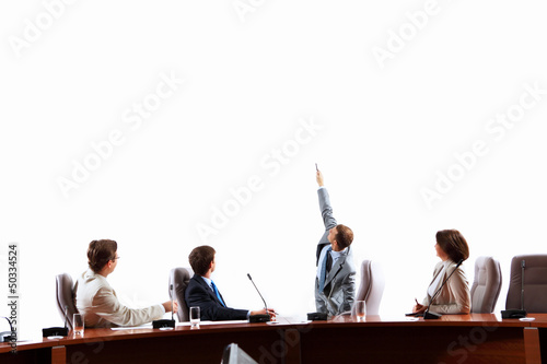 Photo: Business presentation Business presentation