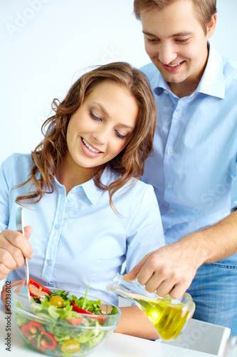 Photo: Cooking together Cooking together