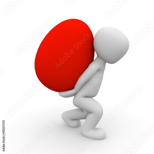 Illustration: das rote EI das rote EI