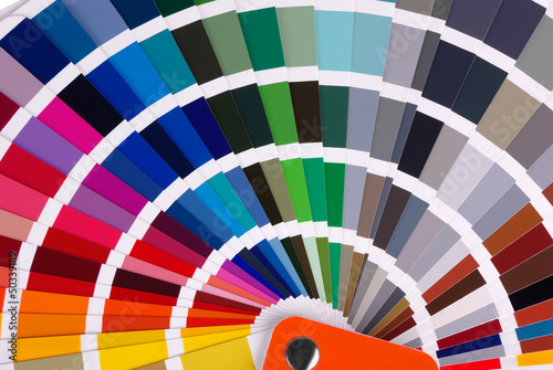 Photo: Color chart Color chart