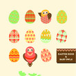Happy easter eggs