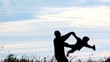 Father playing with his son