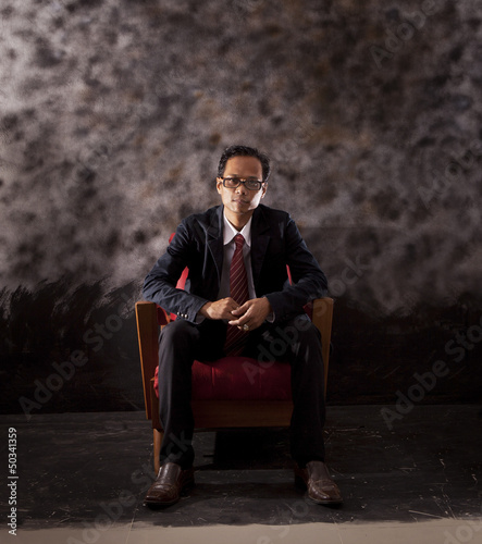 Photo: face of serious business man face of serious business man
