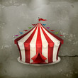 Circus, old-style vector