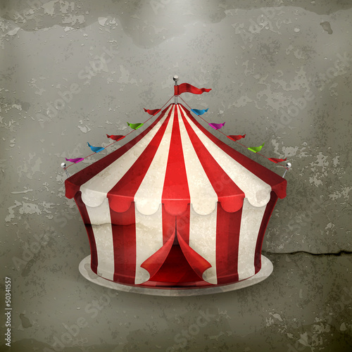 Vector: Circus, old-style vector Circus, old-style vector