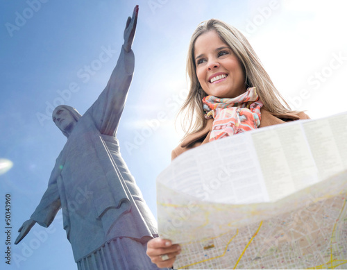 Photo: Woman traveling to Rio Woman traveling to Rio