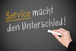 Illustration: Service macht den Unterschied ! Service macht den Unterschied !