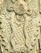 Closed up texture on stutue in wat pho