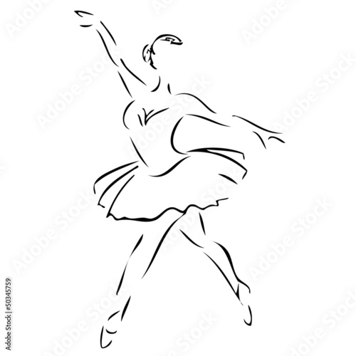 Vector: Ballett Ballerina Abstrakt Silhouette Ballett Ballerina Abstrakt Silhouette