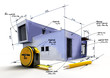 Modern building project