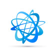 Vector 	Blue Rings Background