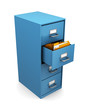 3d cabinet with folders