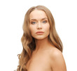 beautiful woman with long hair