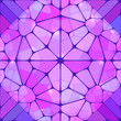 Violet stained glass abstract vector background