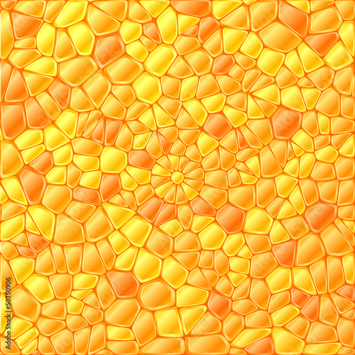Vector: Orange abstract stained glass mosaic background Orange abstract stained glass mosaic background