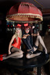 Foto: The beautiful woman in retro style The beautiful woman in retro style