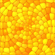 Yellow abstract stained glass mosaic background