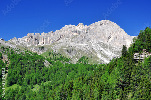 Photo: Dolomite peaks, Rosengarten,Val di Fassa, Italy Alps Dolomite peaks, Rosengarten,Val di Fassa, Italy Alps