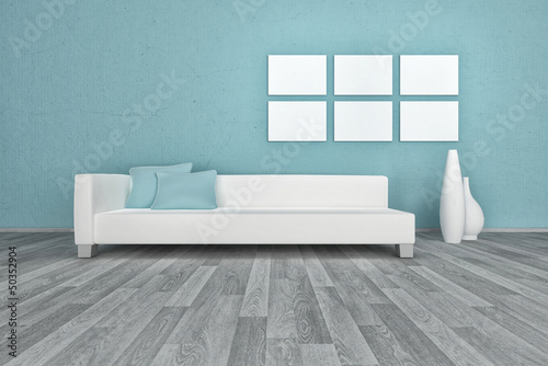 Illustration: Minimalist Living Room Interior | Modern Architecture Minimalist Living Room Interior | Modern Architecture