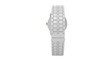 White ceramic wristwatch with pink gold elements