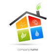 logo business eco house
