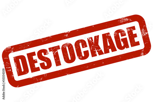 Illustration: Grunge Stempel rot DESTOCKAGE Grunge Stempel rot DESTOCKAGE