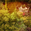 grunge cottage garden