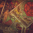grunge tarot cards