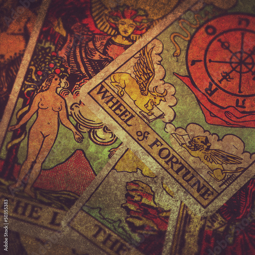 Photo: grunge tarot cards grunge tarot cards