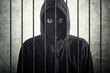 Arrested burglar behind bars