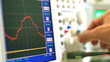 Using the oscilloscope to measure the waveform