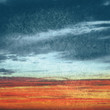 textured sunset