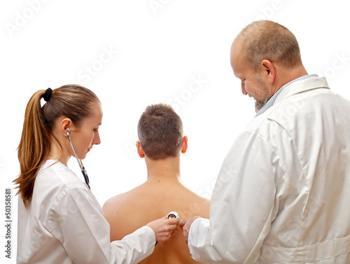 Photo: Lung examination Lung examination