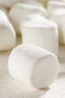Delicious White Fluffy Round Marshmallows