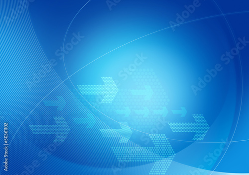 Illustration: blue graphic arrows backdrop blue graphic arrows backdrop