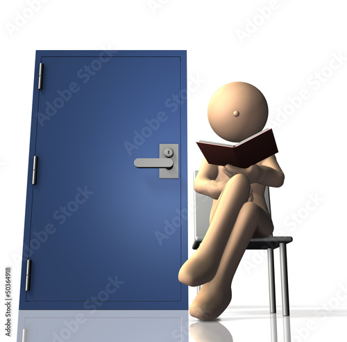 Illustration: Gatekeeper to monitor the entry and exit of people quietly Gatekeeper to monitor the entry and exit of people quietly