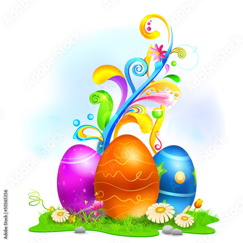 Vector: Colorful Easter Egg Colorful Easter Egg