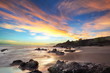 Foto: Plage au crépuscule à Piton St-Leu, La Réunion. Plage au crépuscule à Piton St-Leu, La Réunion.