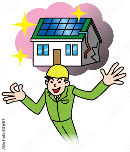 Illustration: 住宅建築悪徳業者 住宅建築悪徳業者