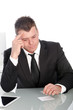 Business man thinking