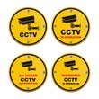 CCTV circle sign