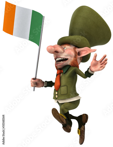 Illustration: Irish leprechaun Irish leprechaun