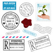Set Postage Stamps