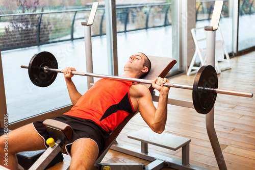 Photo: Man working out Man working out